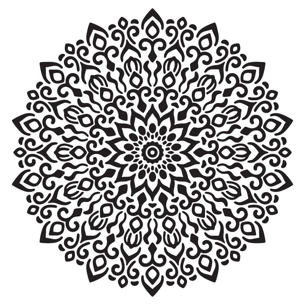 vettore di disegno decorativo mandala