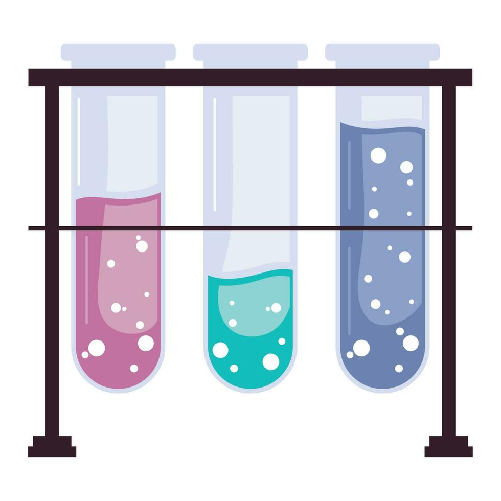 laboratorio tubi test nel coppa vettore