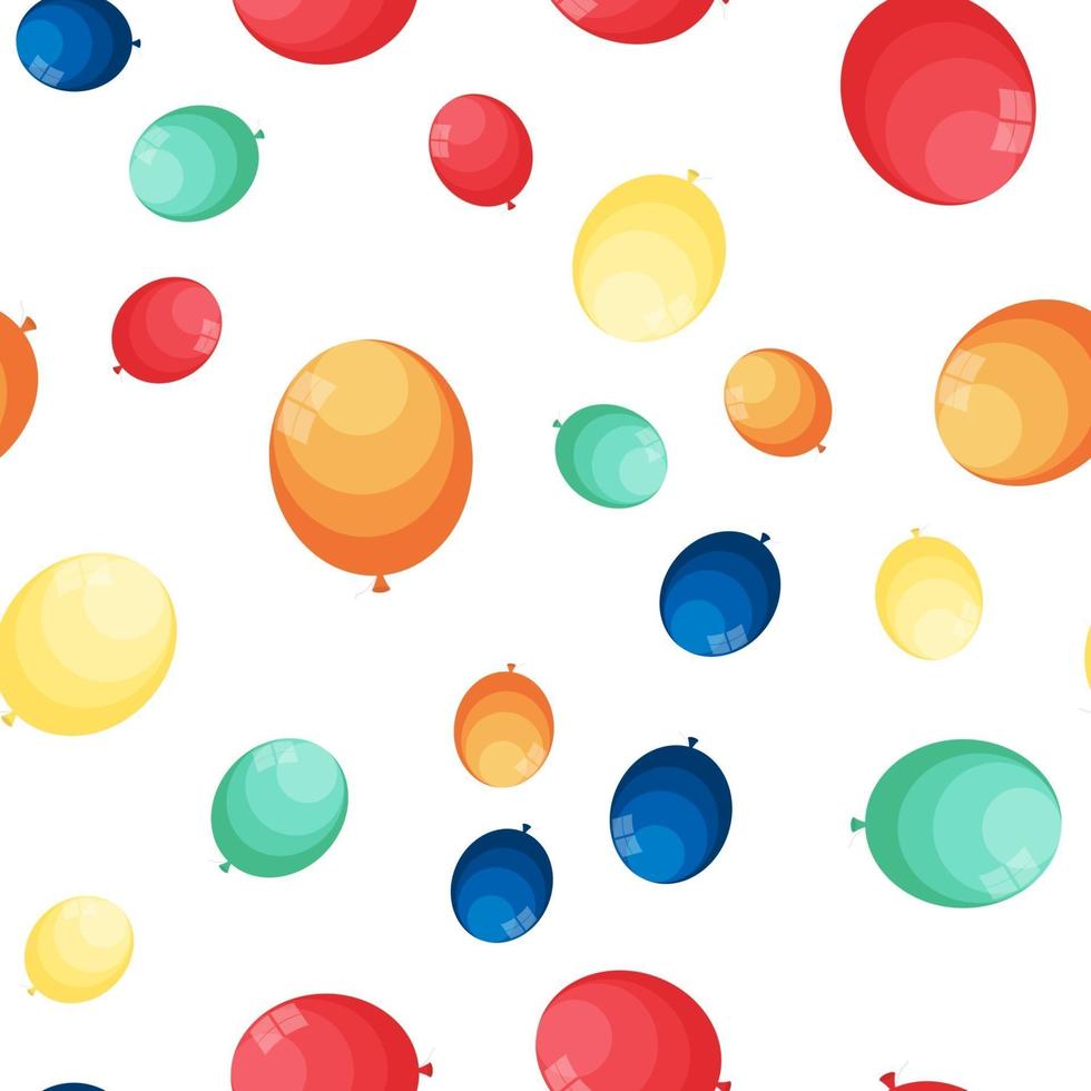 palloncino seamless pattern di sfondo vettore