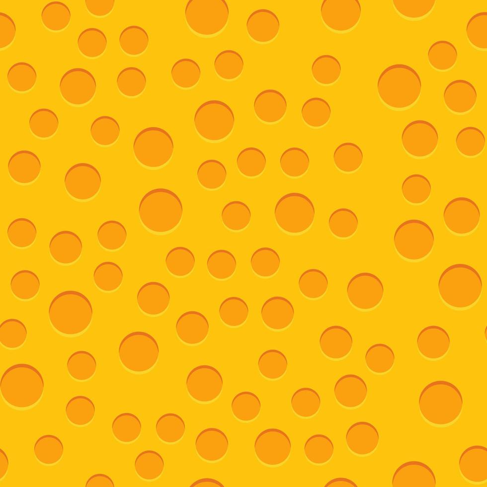 astratto semplice cerchio arancione seamless pattern di sfondo vettore