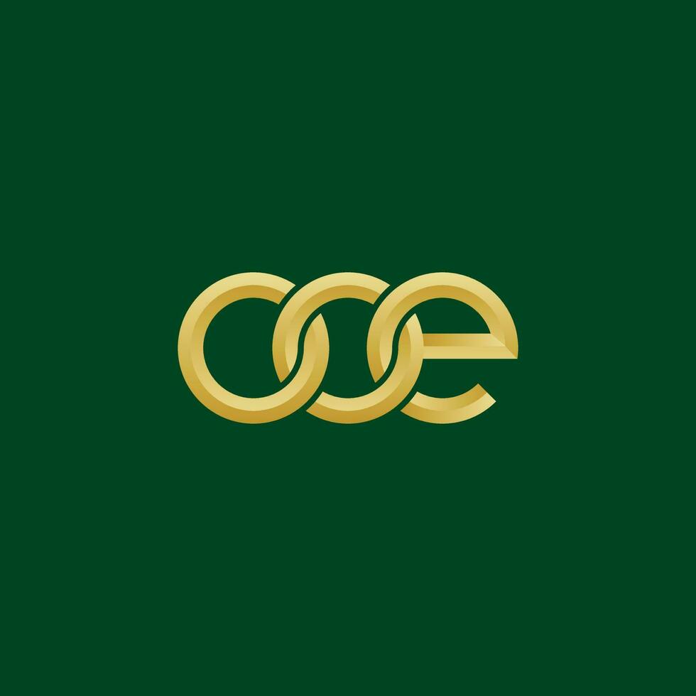 lettere ooh monogramma logo design vettore