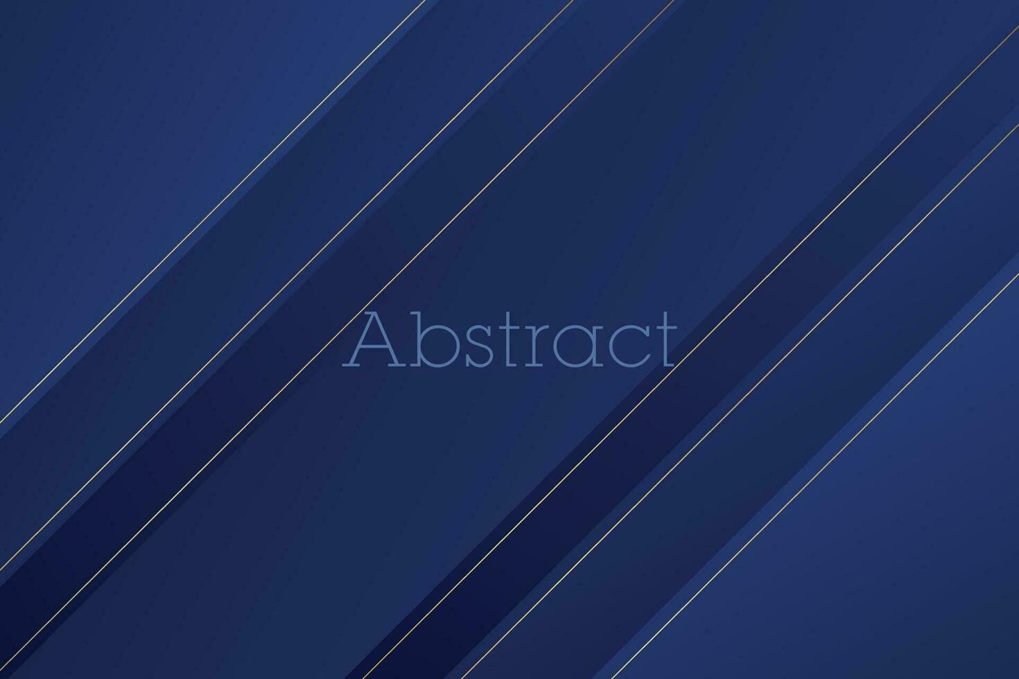 premio blu astratto sfondo con lussuoso buio Linee e geometrico forme di buio. vettore
