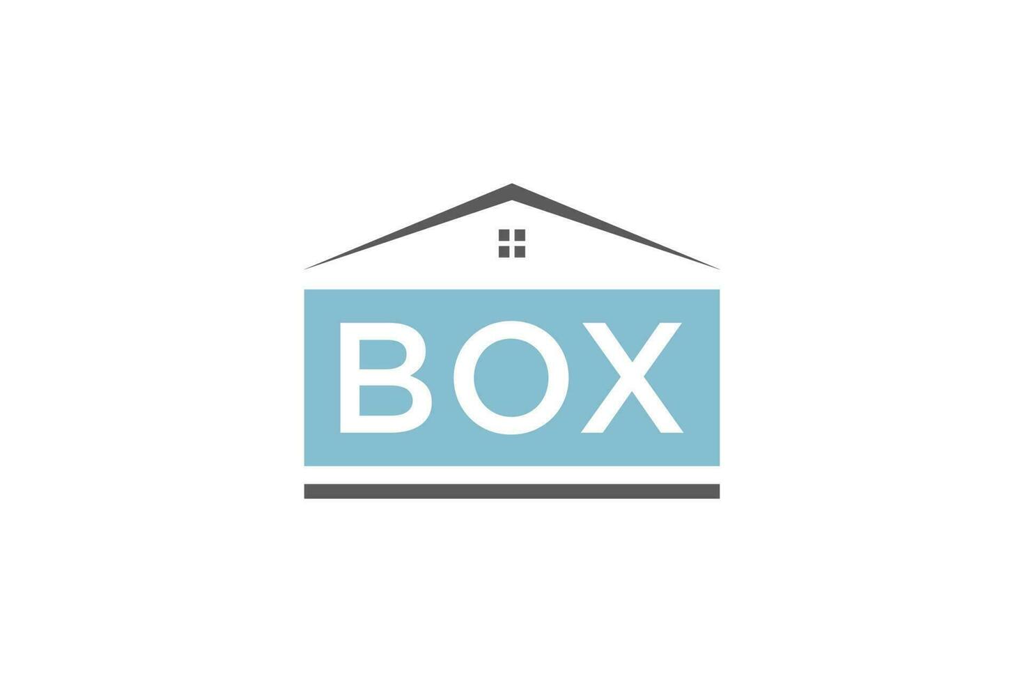 scatola vero tenuta logo design modello elemento adatto per attività commerciale residenziale vettore