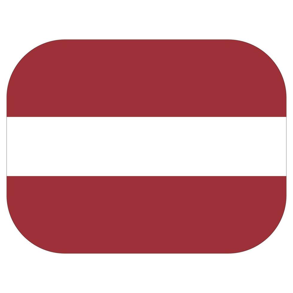 bandiera di Lettonia. Lettonia bandiera nel design forma vettore