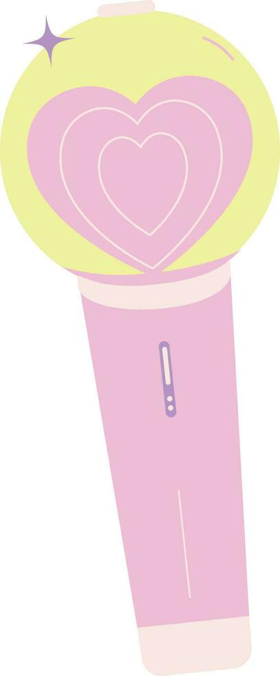 kpop lightstick illustrazione vettore