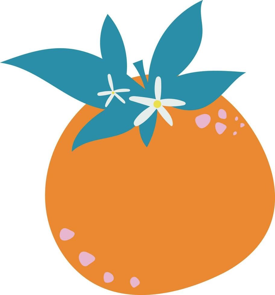 arancia fresco frutta naturale illustrazione vettore