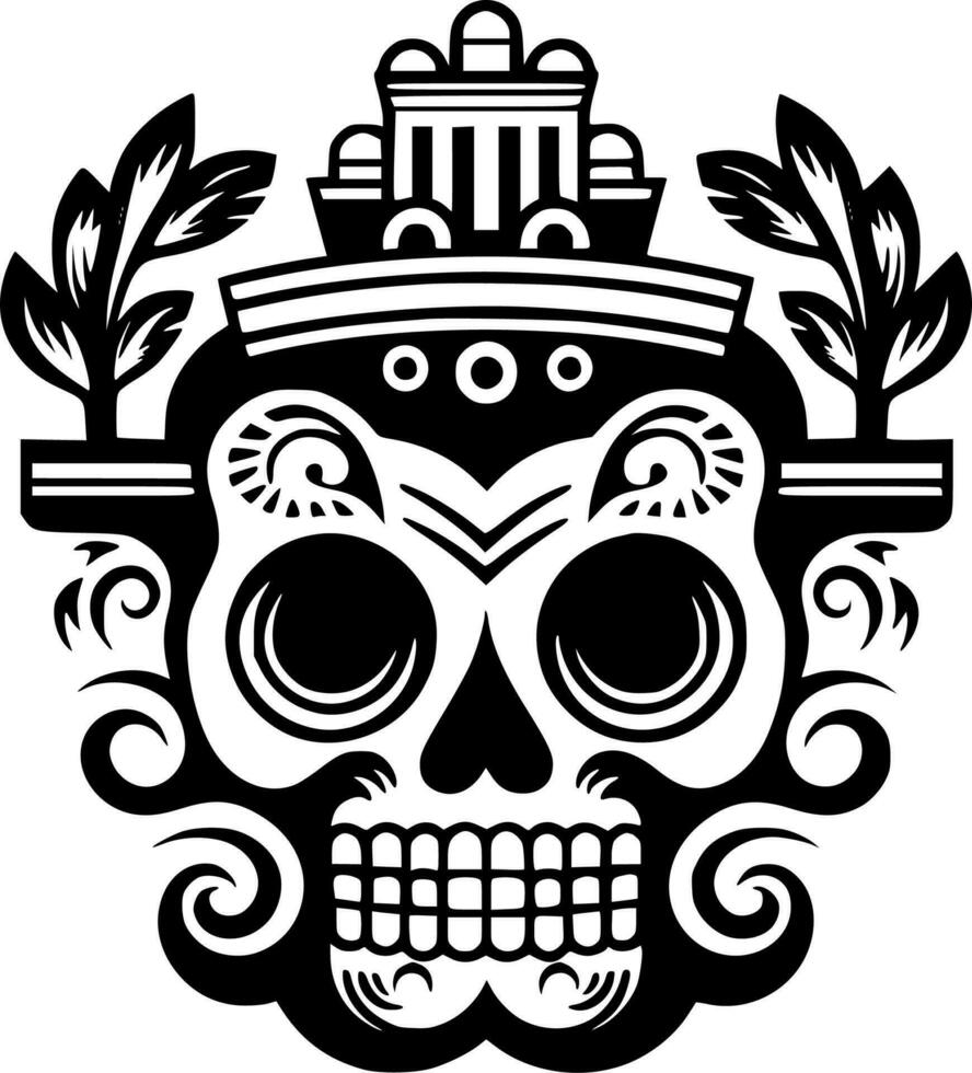 Messico, minimalista e semplice silhouette - vettore illustrazione