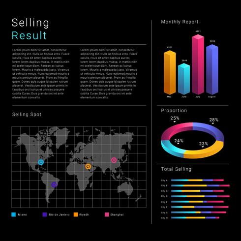 Grafici UI Kit modello vettoriale