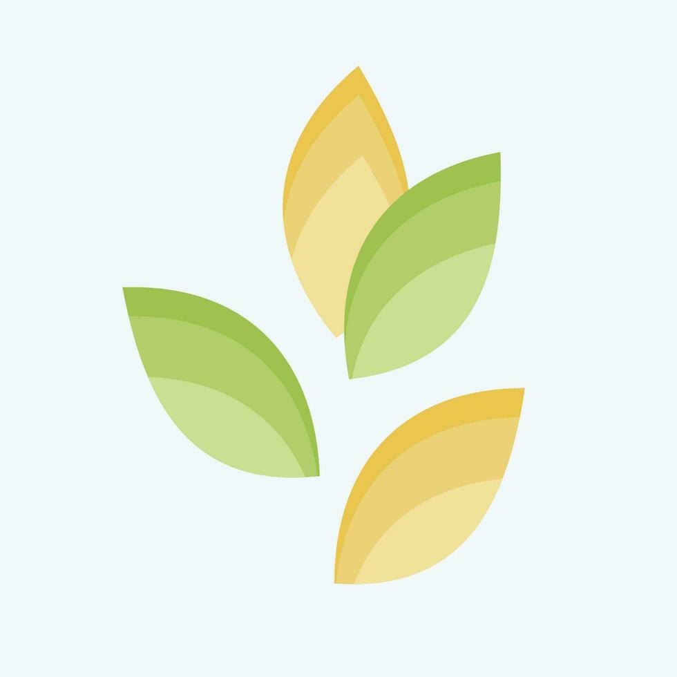 icona tè foglie. relazionato per tè simbolo. piatto stile. semplice design modificabile. semplice illustrazione. verde tè vettore
