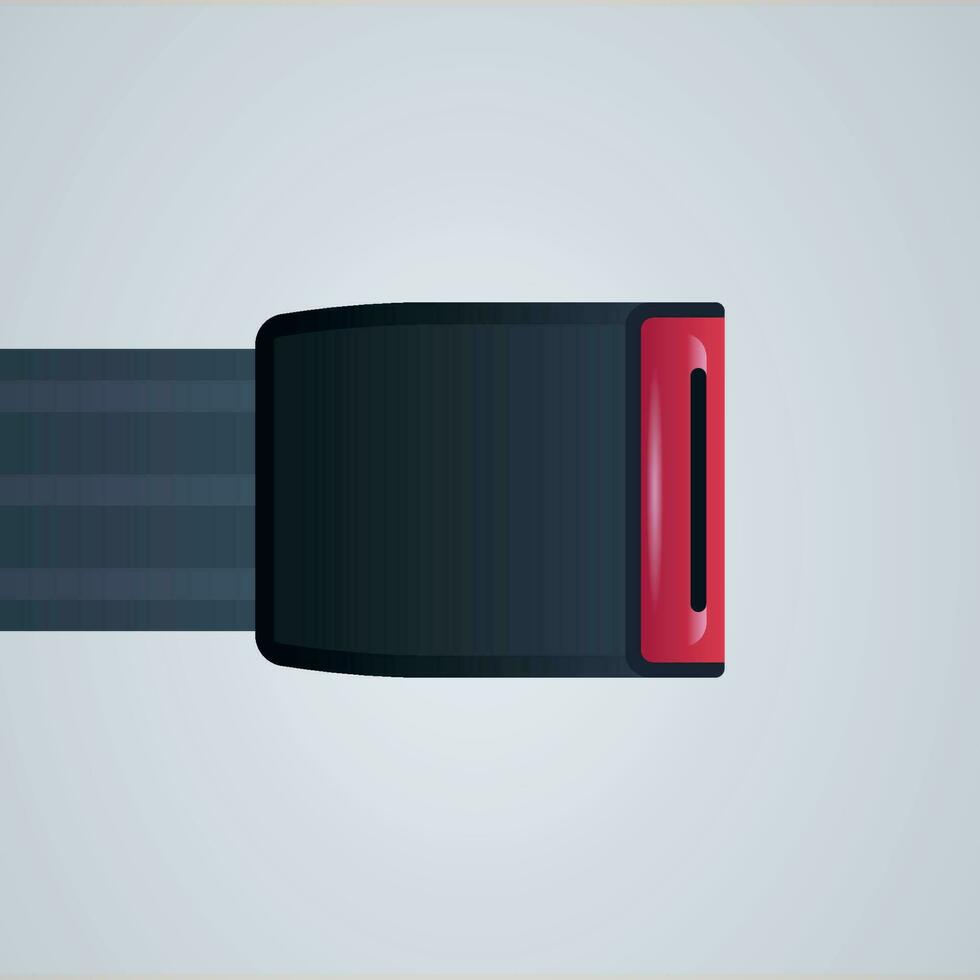 sicurezza cintura e allacciare il tuo posto a sedere cintura viaggio sicurezza primo concetto piatto vettore illustrazione.