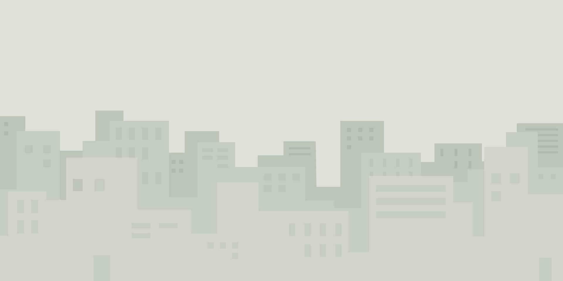 astratto paesaggio urbano minimo stile su leggero grigio sfondo avere vuoto spazio per qualunque formulazione pubblicità. paesaggio di grattacieli geometrico vettore illustrazione.