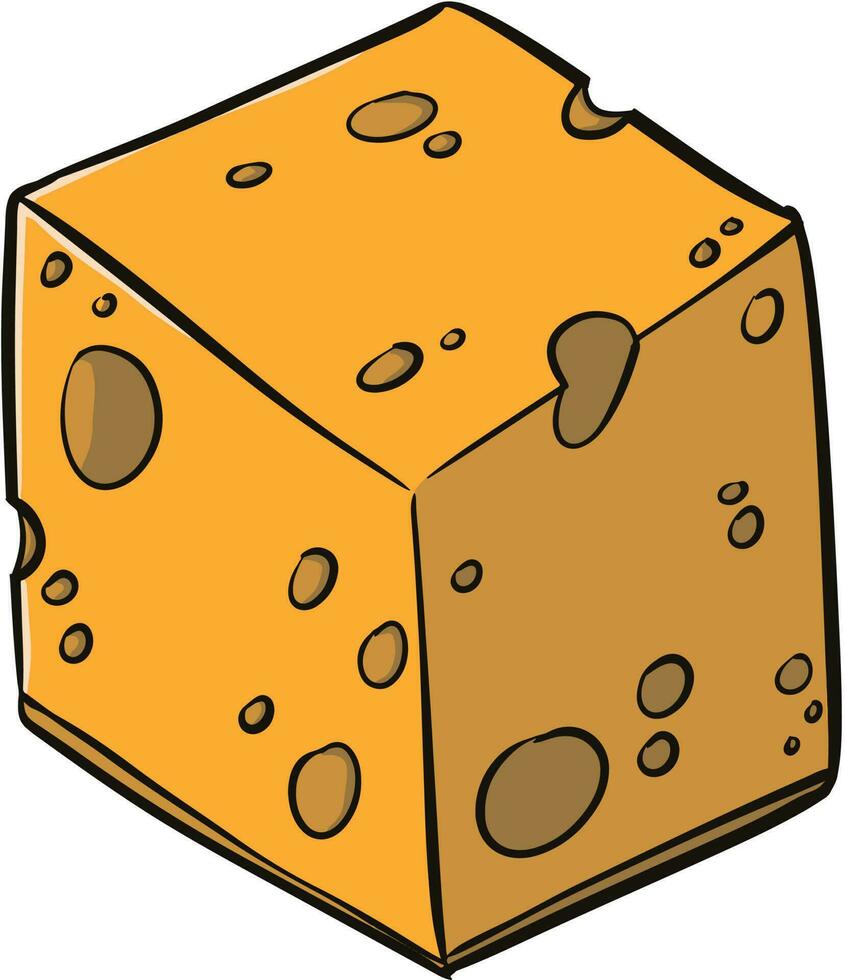 formaggio vettore cartone animato