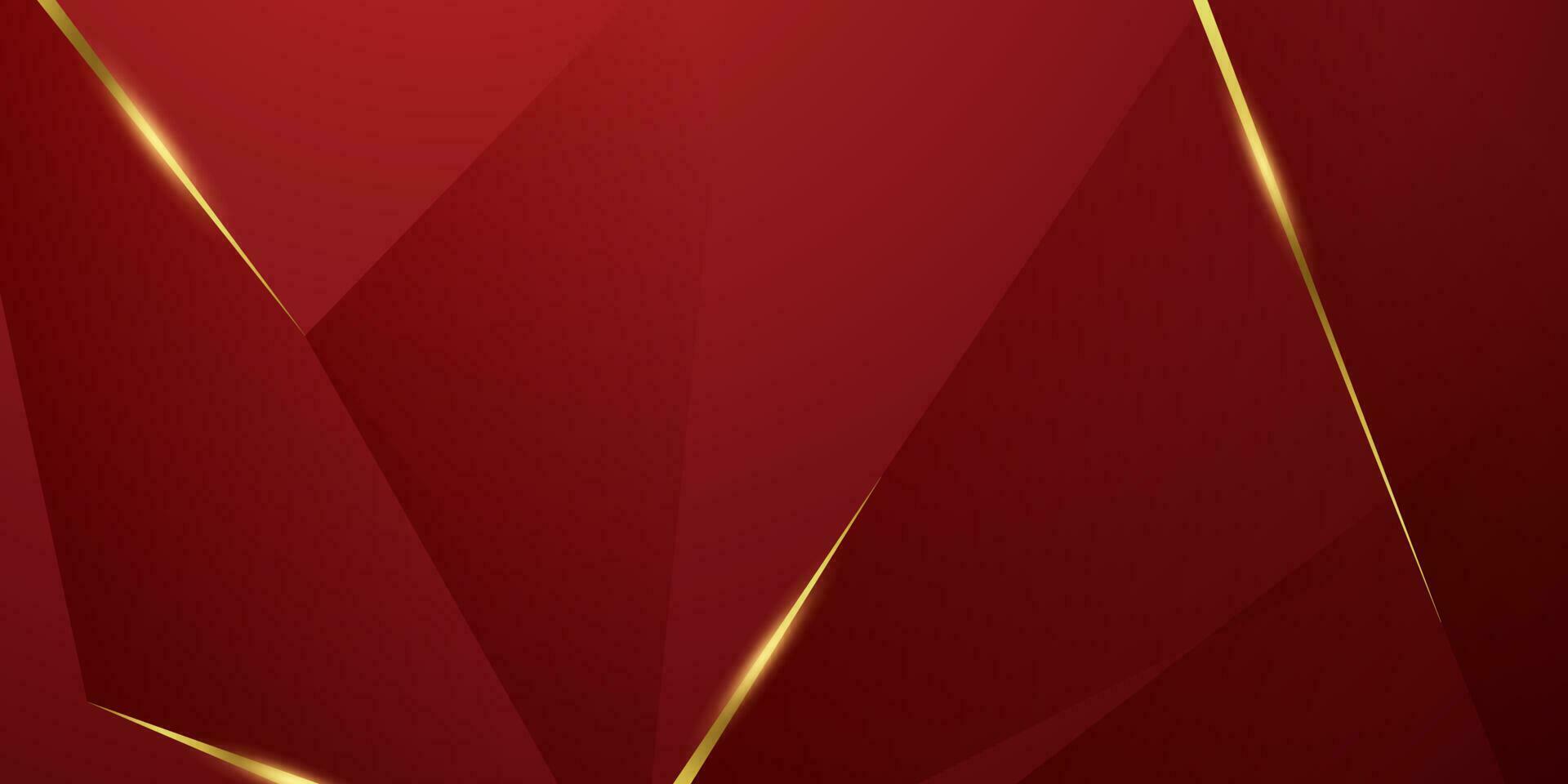 astratto sfondo design moderno rosso e oro geometrico elementi vettore illustrazione