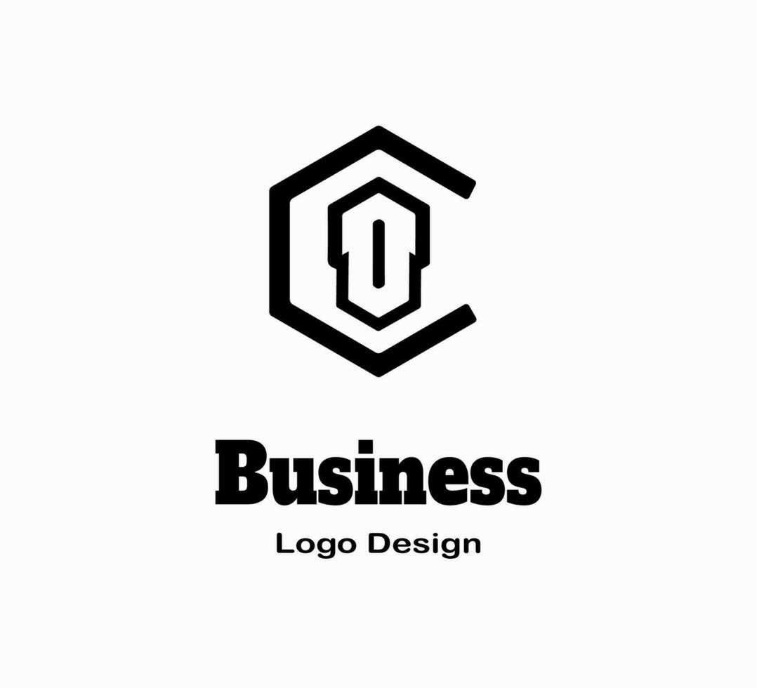 design del logo semplice per le imprese vettore