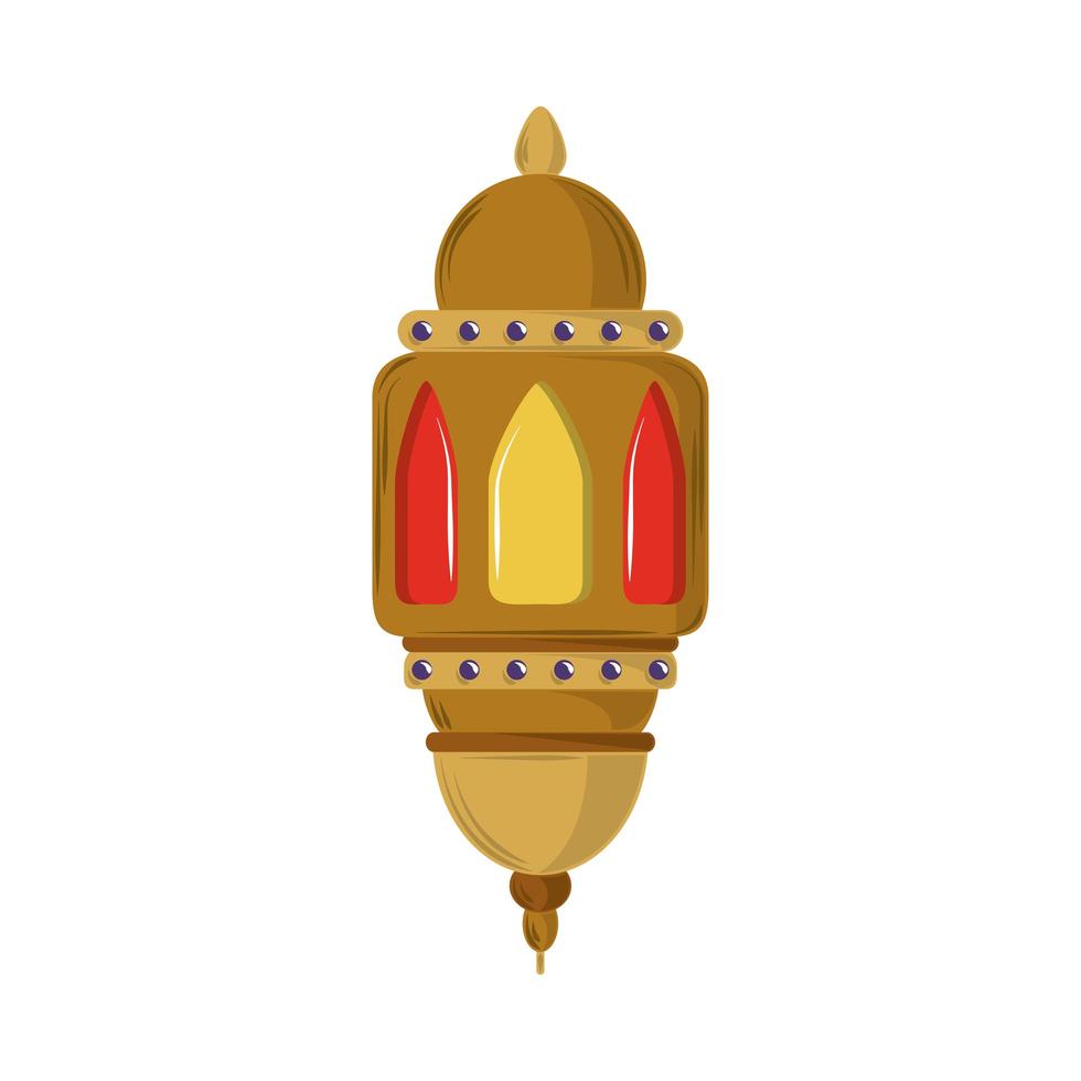 lampada musulmana tradizionale vettore