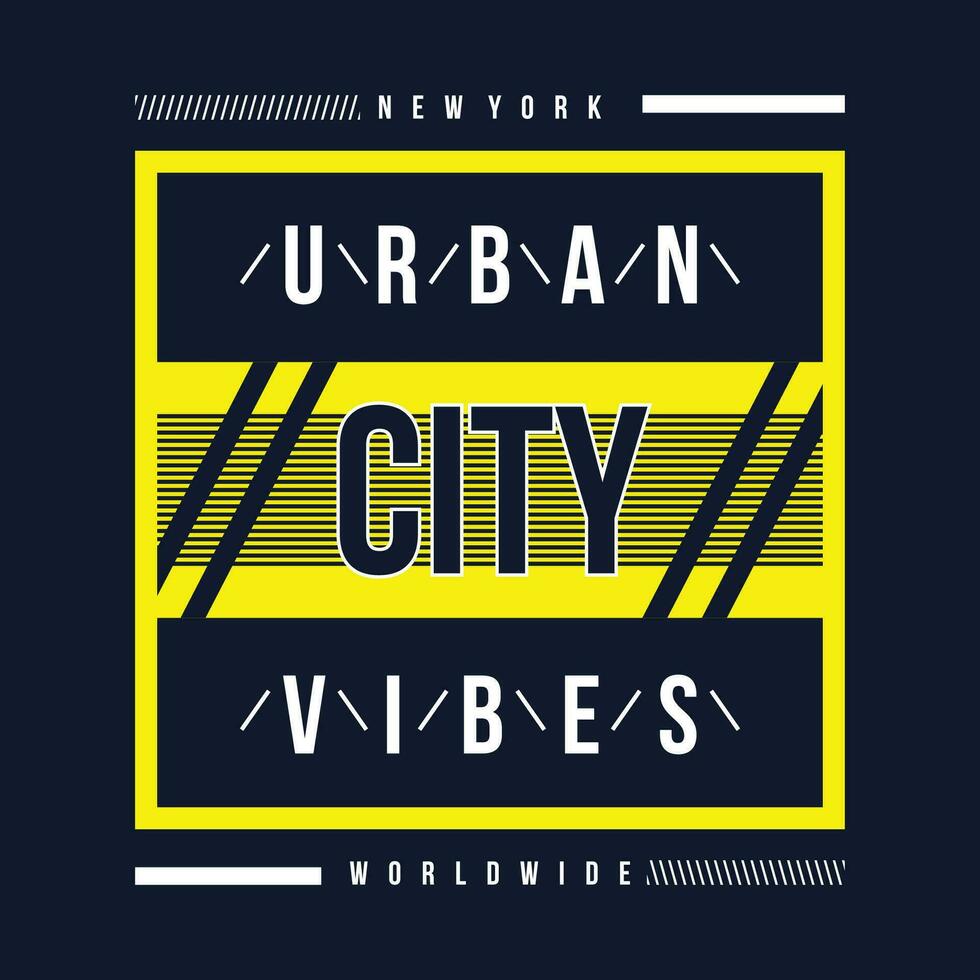 urbano città vibrazioni tipografia grafico disegno, per t camicia stampe, vettore illustrazione