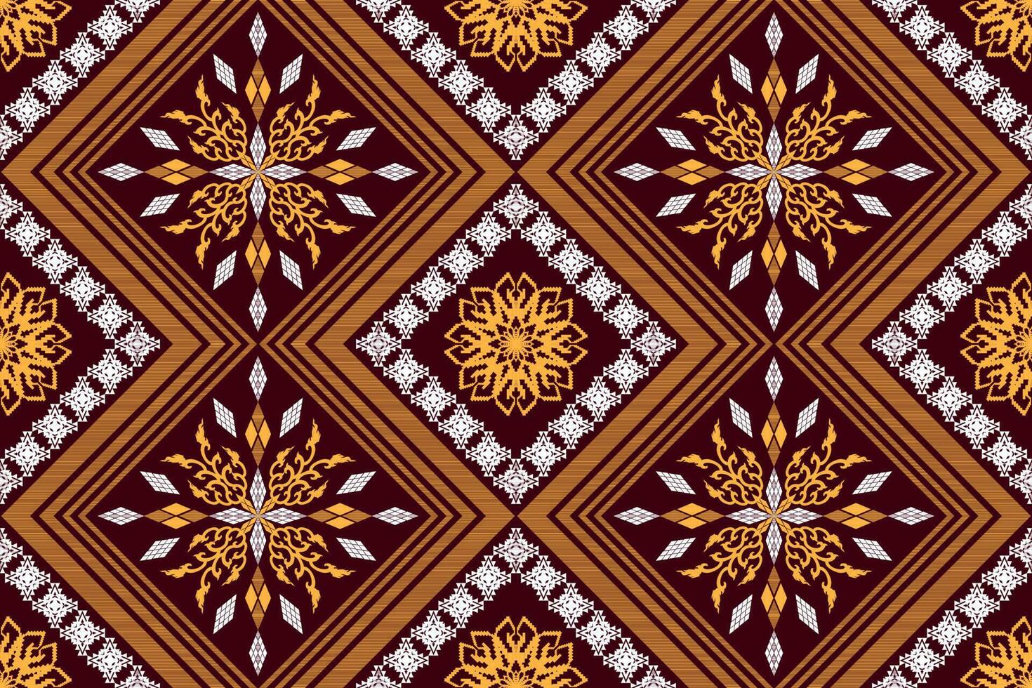 ikat figura azteco ricamo stile. geometrico etnico orientale tradizionale arte modello.disegno per etnico sfondo,carta da parati,moda,abbigliamento,avvolgimento,tessuto,elemento,pareo,grafica,vettore illustrazione vettore