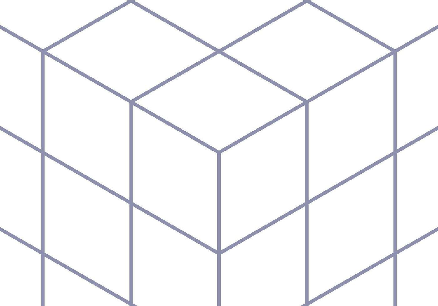 astratto bianca sfondo. semplice bandiera con cubo e copia spazio. vettore modello design