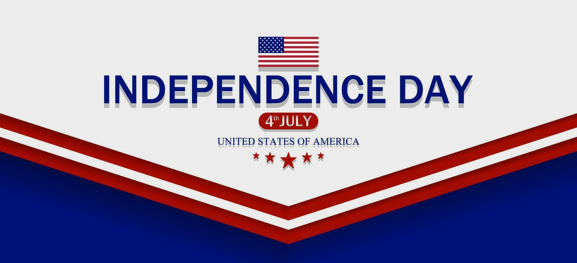 contento indipendenza giorno unito stati di America modello. vettore illustrazione. adatto per manifesto, striscioni, sfondo e saluto carta.