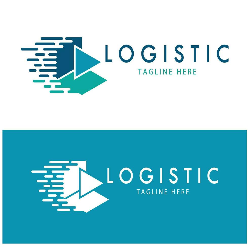 la logistica logo icona illustrazione vettore design distribuzione simbolo consegna di merce economia finanza