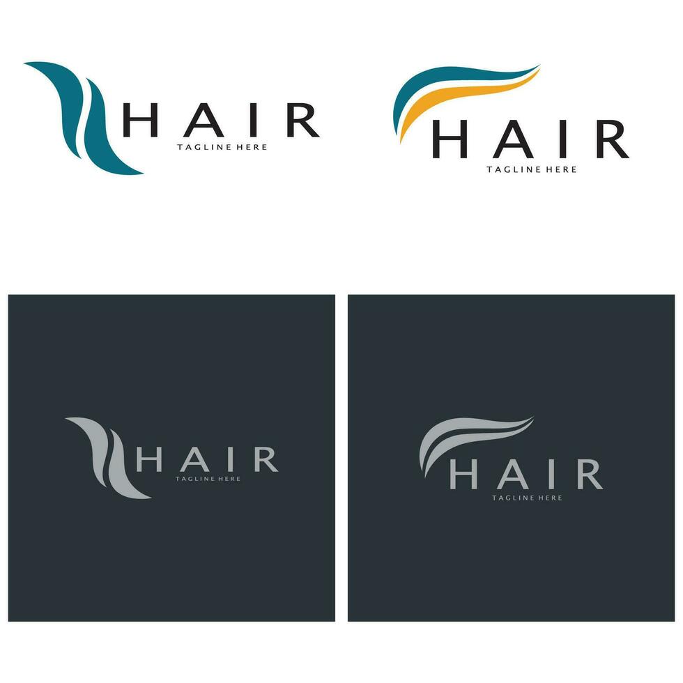 capelli trattamento logo capelli trapianto logo, rimozione logo vettore Immagine design illustrazione