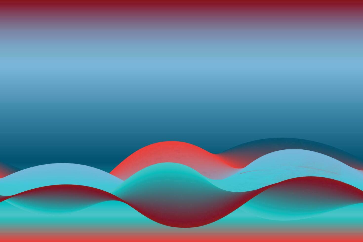 vivace dinamico onda sfondo design è un' ipnotizzante composizione di vivace colori senza soluzione di continuità mescolanza insieme vettore