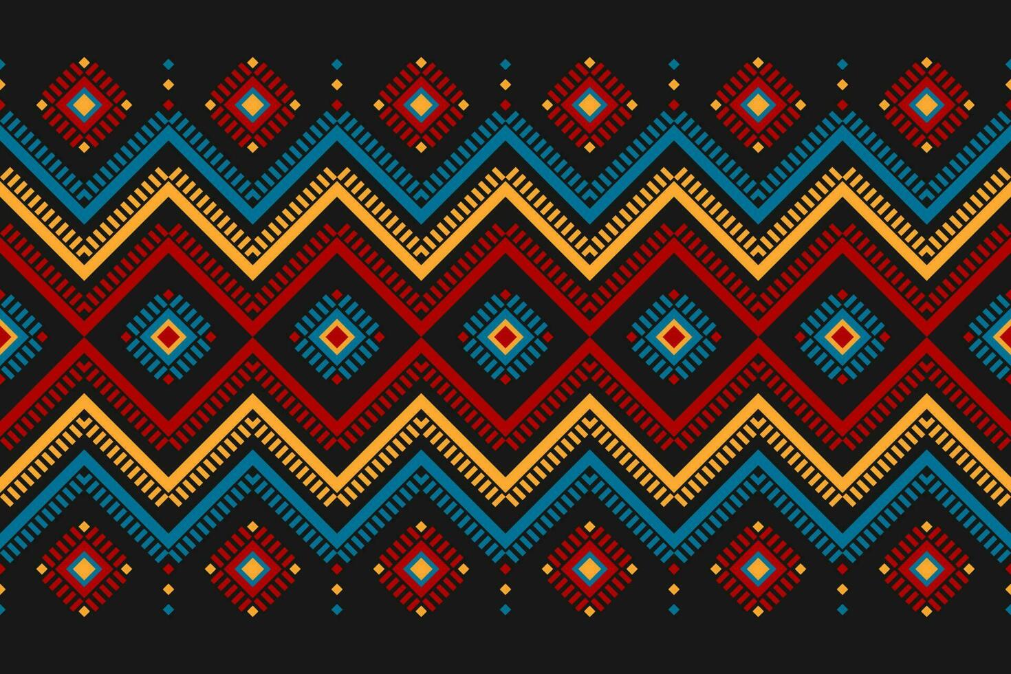 tappeto etnico tribale modello arte. geometrico etnico senza soluzione di continuità modello. americano, messicano stile. azteco ornamento Stampa. vettore