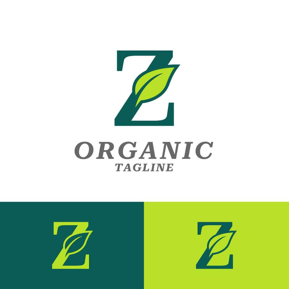 foglia biologico logo design vettore