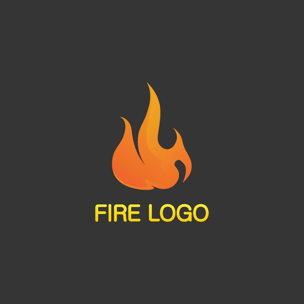 logo e icona del fuoco, elemento fiammeggiante caldo vettore fiamma illustrazione design energia, caldo, avvertimento, segno di cottura, logo, icona, luce, calore di potenza