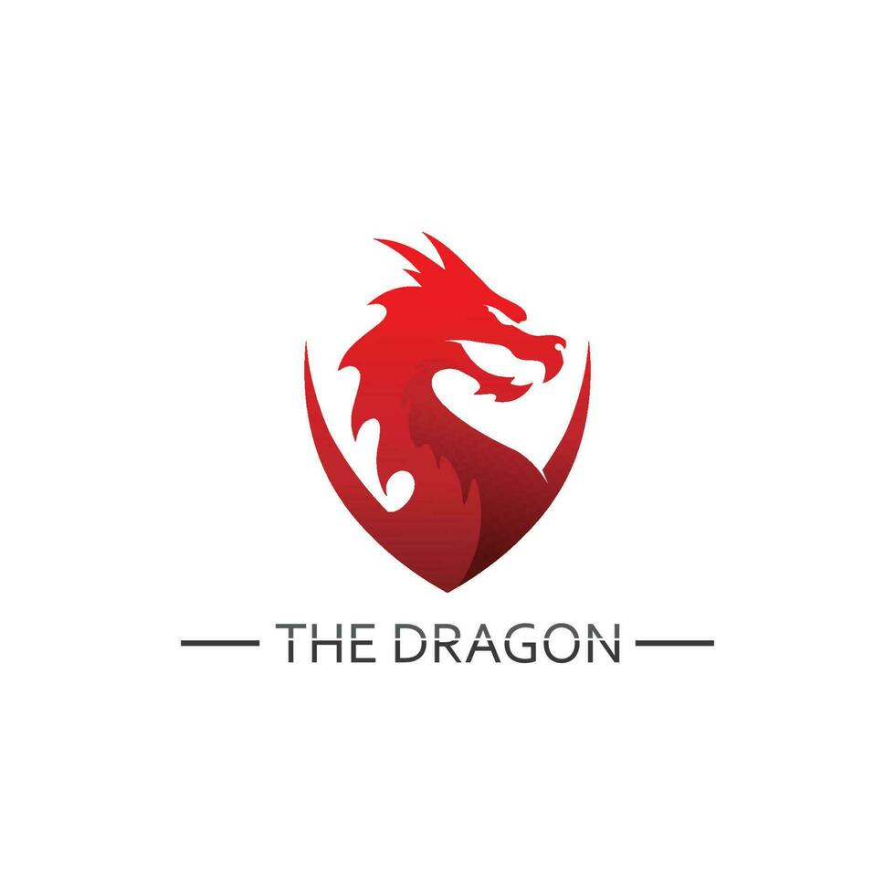 illustrazione dell'icona di vettore del drago