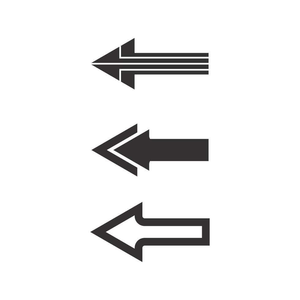 freccia logo design vettoriale per musica, media, riproduzione, audio digitale e velocità, finanza, logo modello aziendale