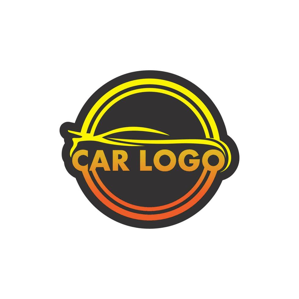 auto auto logo design con il concetto di auto sportiva veicolo icona silhouette.vector illustrazione modello di progettazione. vettore