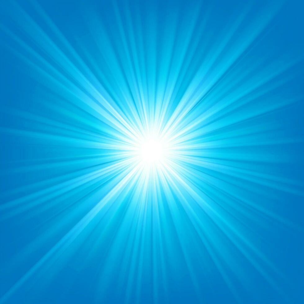 blu leggero splendente su luminosa sfondo vettore illustrazione