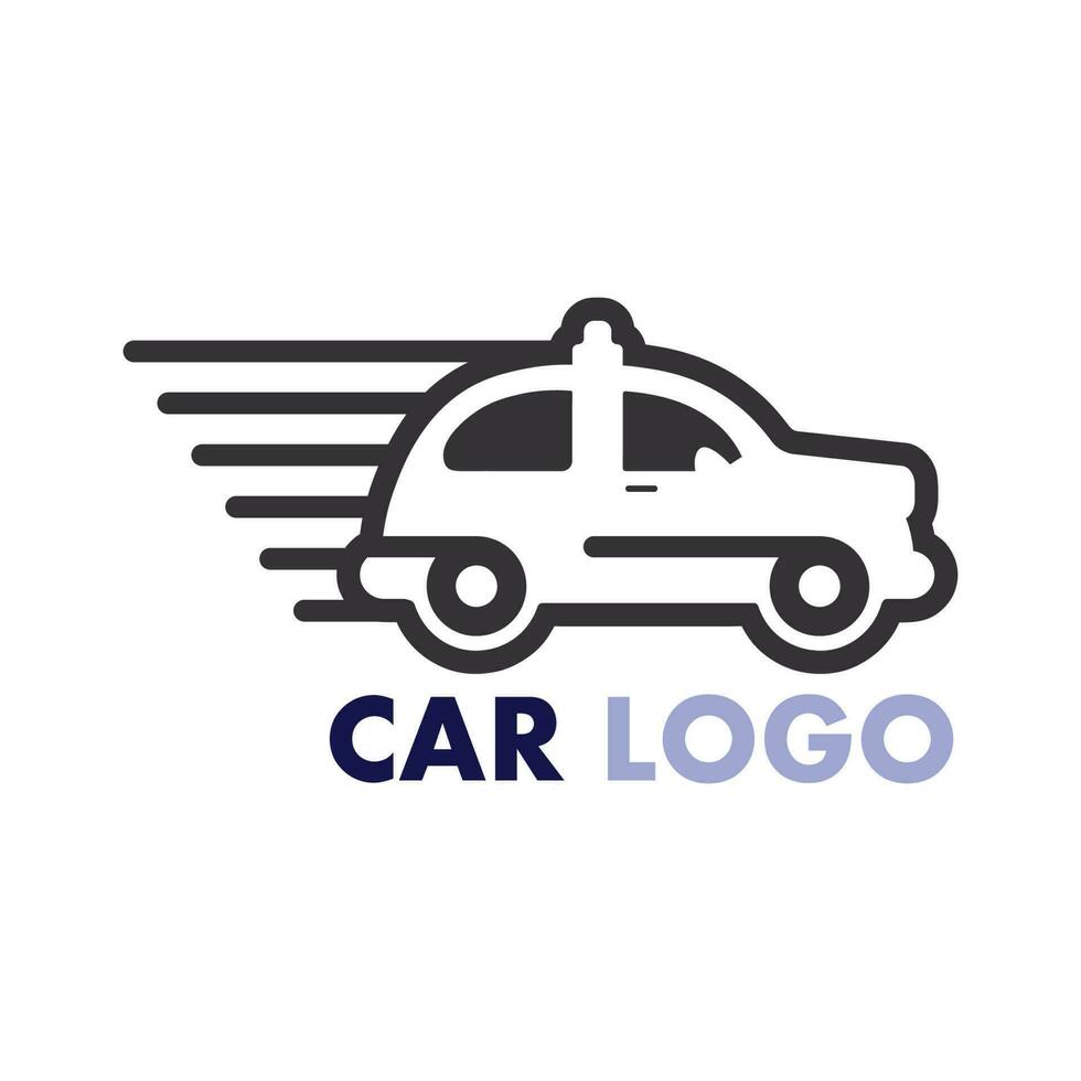 auto auto logo design con il concetto di auto sportiva veicolo icona silhouette.vector illustrazione modello di progettazione. vettore