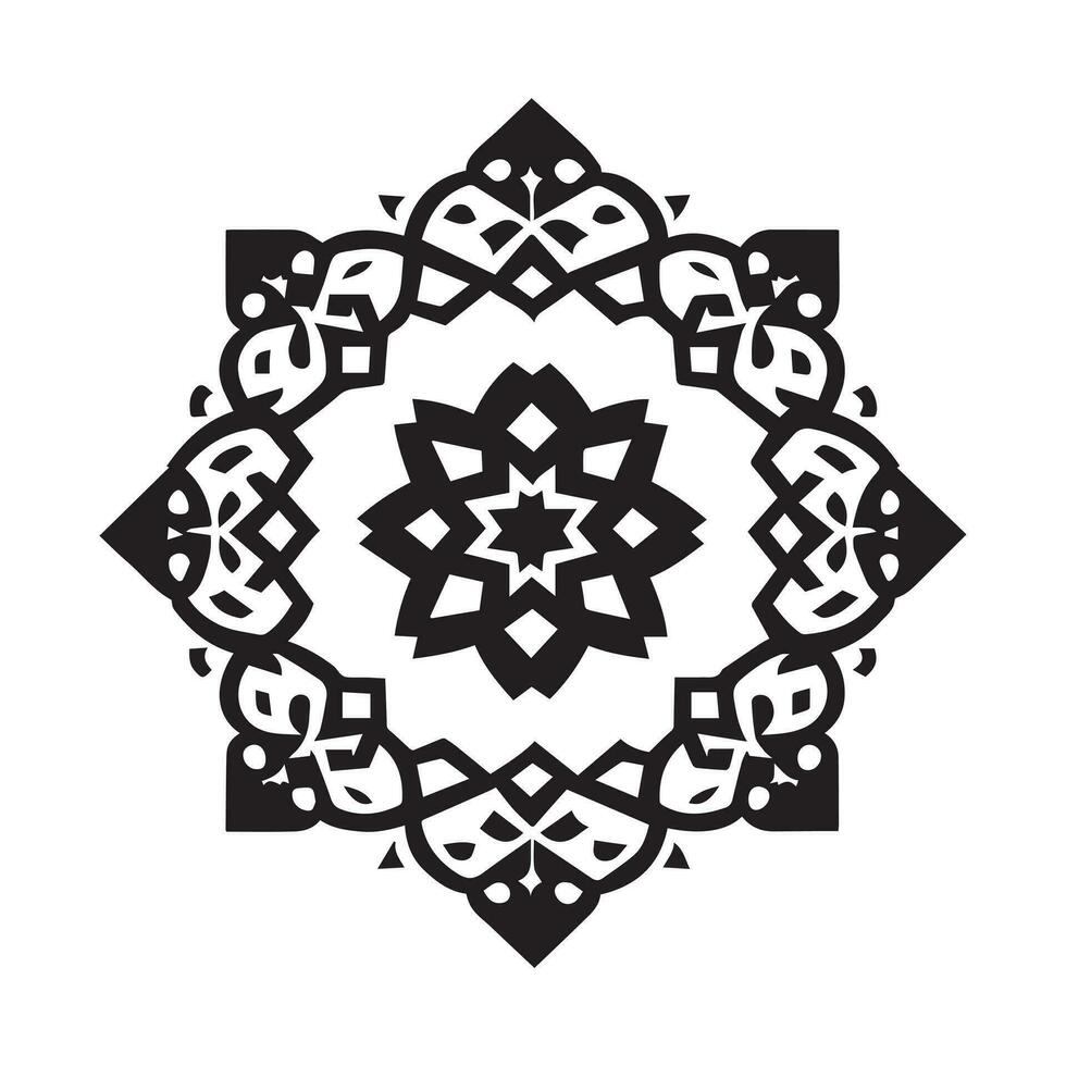 islamico ornamento vettore design illustrazione, islamico floreale vettore