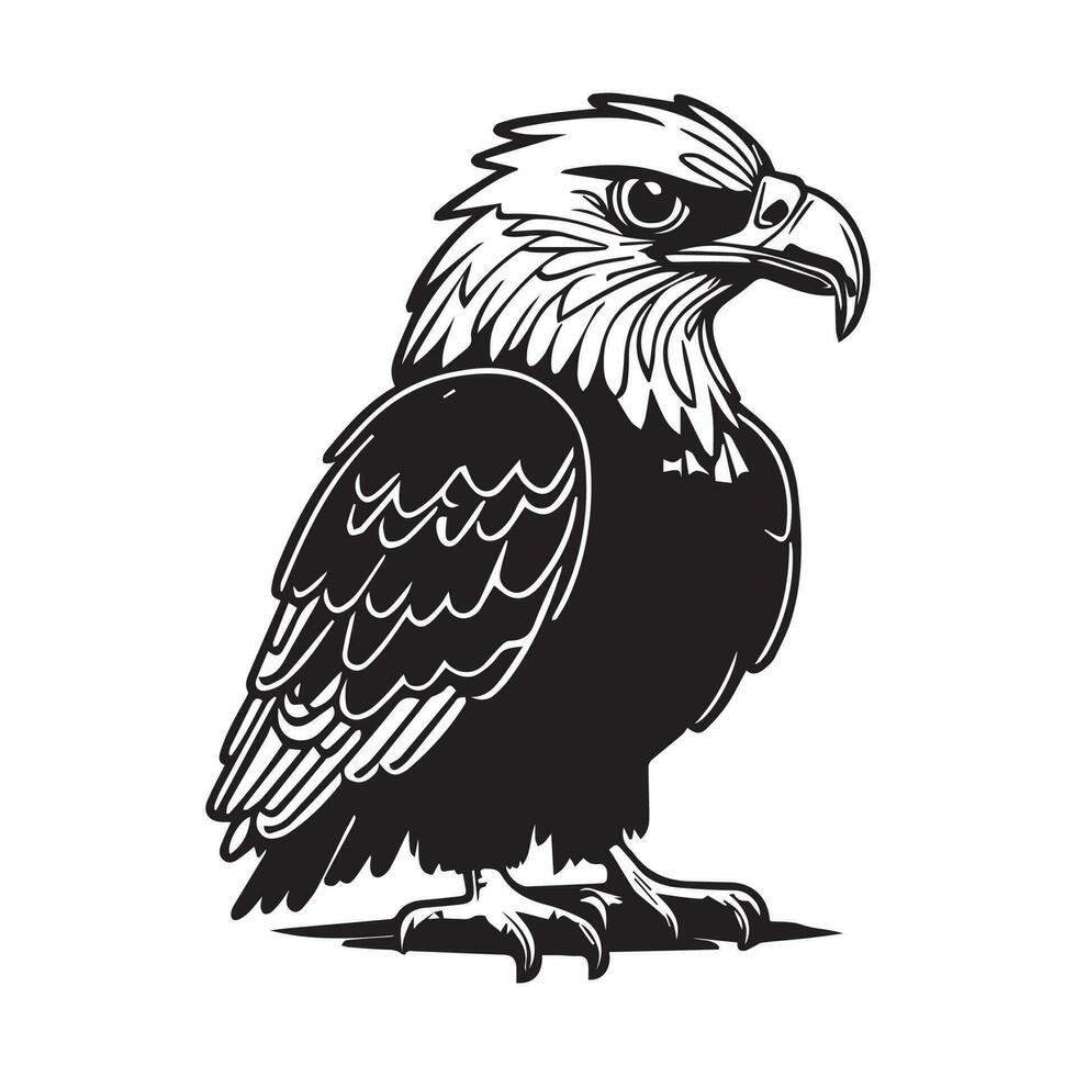 Questo è un' aquila logo vettore, aquila vettore silhouette, aquila vettore clipart.