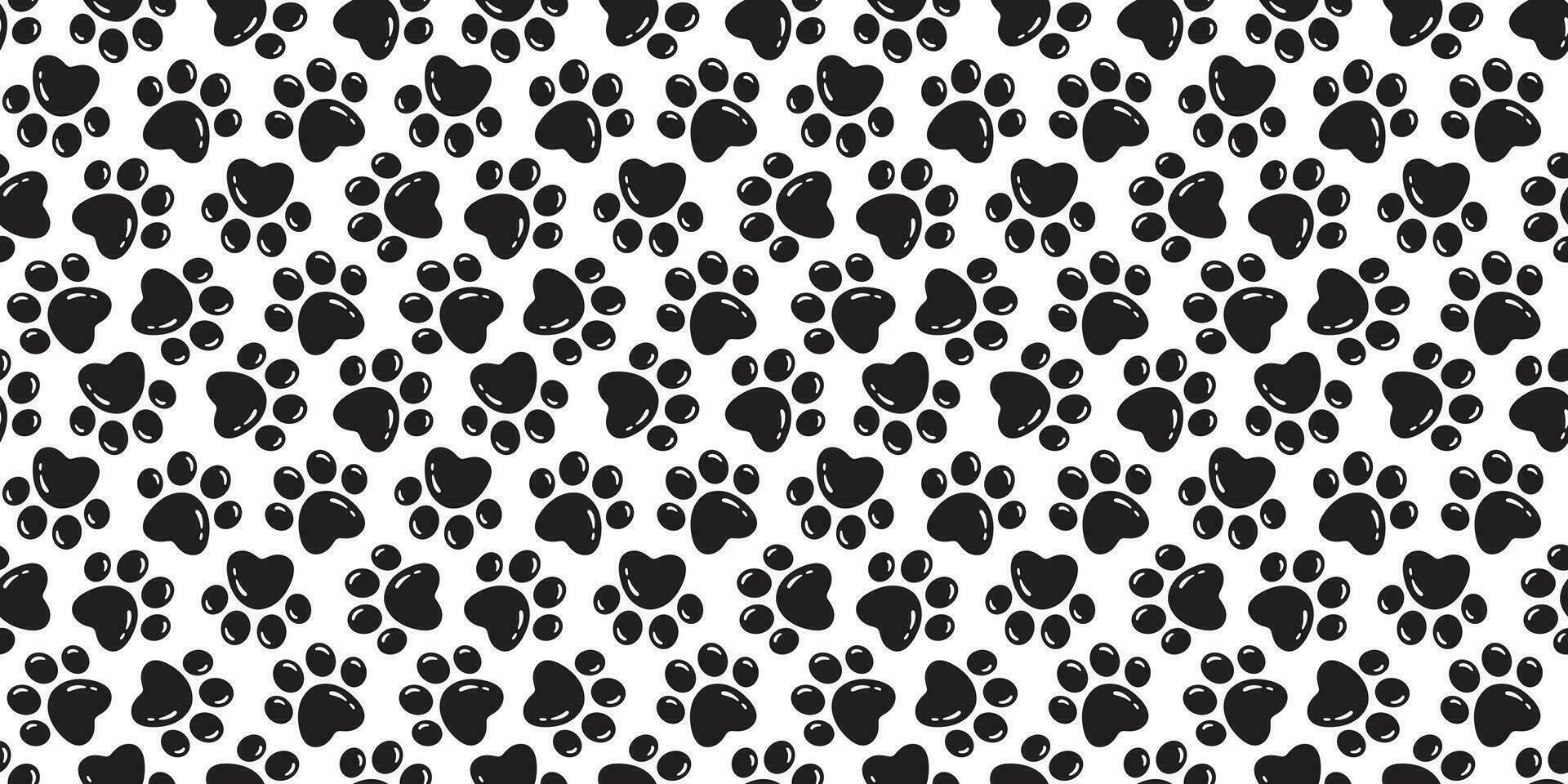 cane zampa senza soluzione di continuità modello vettore orma francese bulldog cartone animato piastrella sfondo ripetere sfondo sciarpa isolato illustrazione cartone animato