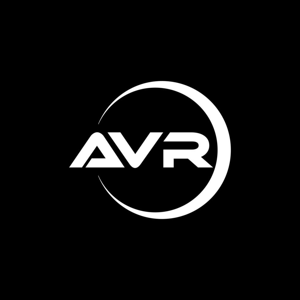 avr lettera logo design nel illustrazione. vettore logo, calligrafia disegni per logo, manifesto, invito, eccetera.