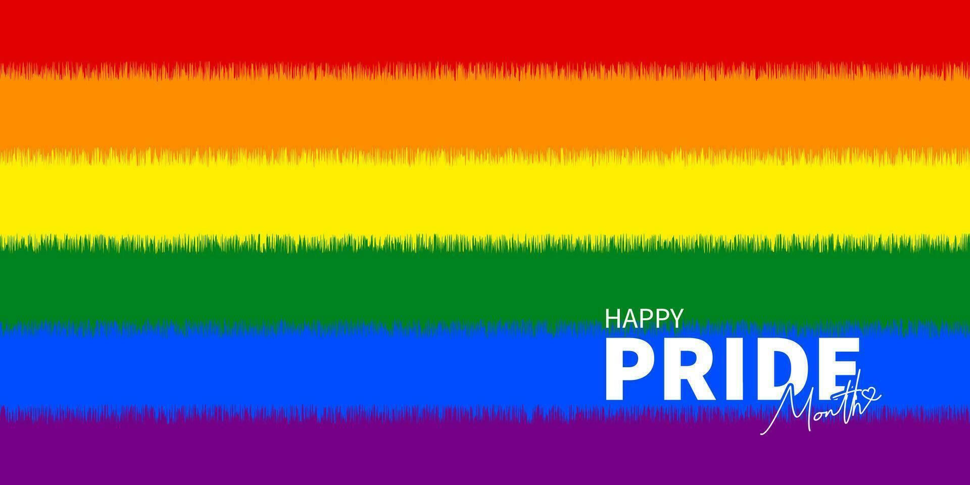 orgoglio lgbt elemento clip arte colorato arcobaleno LGBTQ orgoglio mese celebrazione sfondo sociale media vettore