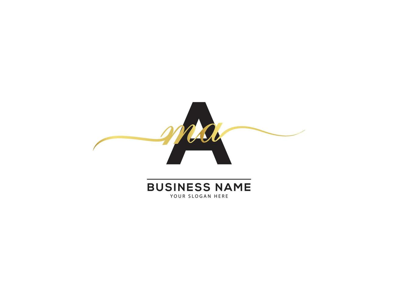 monogramma firma lettere AMA logo design vettore icona