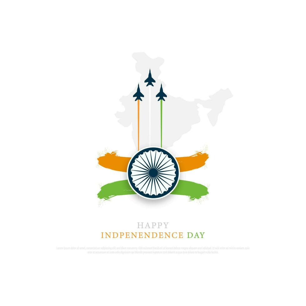 indipendenza giorno India, vettore illustrazione