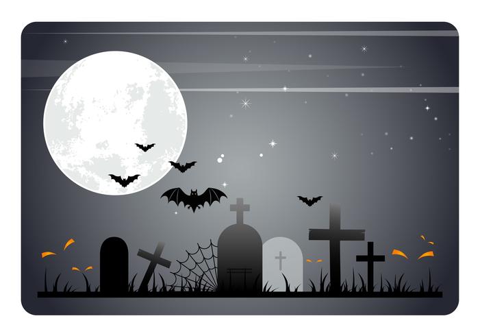 Illustrazione di sfondo vettoriale di Halloween