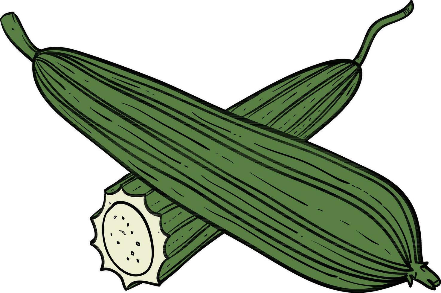 zucchine icona. verdura salutare e biologico cibo tema. isolato design. vettore illustrazione