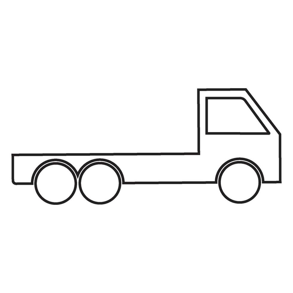 vettore icona camion