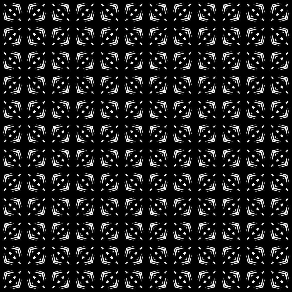 nero e bianca senza soluzione di continuità modello struttura. in scala di grigi ornamentale grafico design. vettore