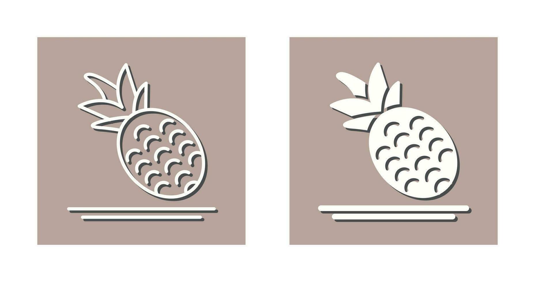 ananas vettore icona