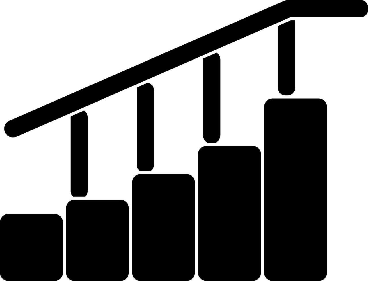 le scale icona nel silhouette per mobilia concetto. vettore