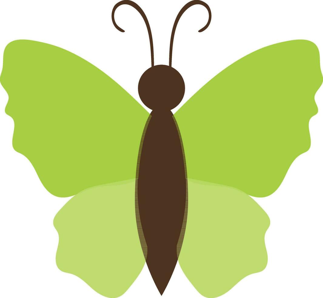 illustrazione di farfalla icona per agricoltura. vettore