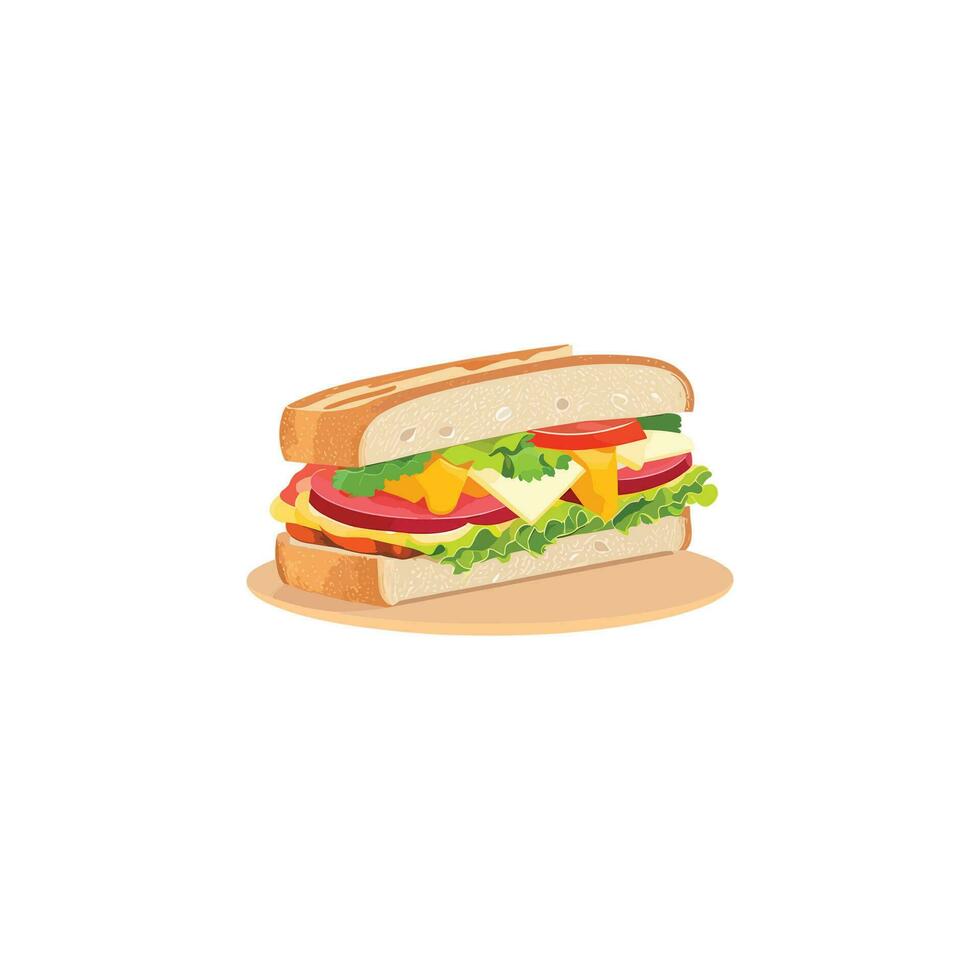 simpatico Sandwich vettore