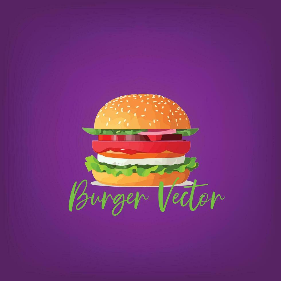 hamburger vettore illustrazione.
